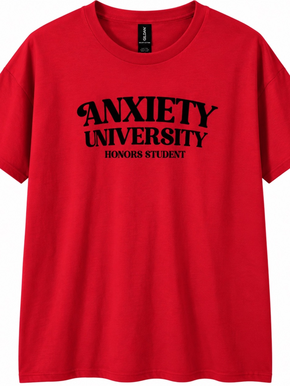 Adult 2XL NWOT Anxiety University Graphic Tee